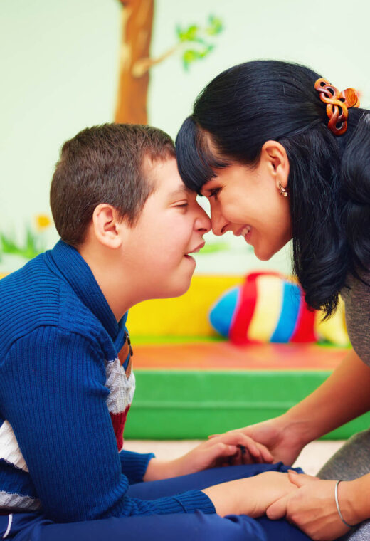 image of a cerebral palsy care worker