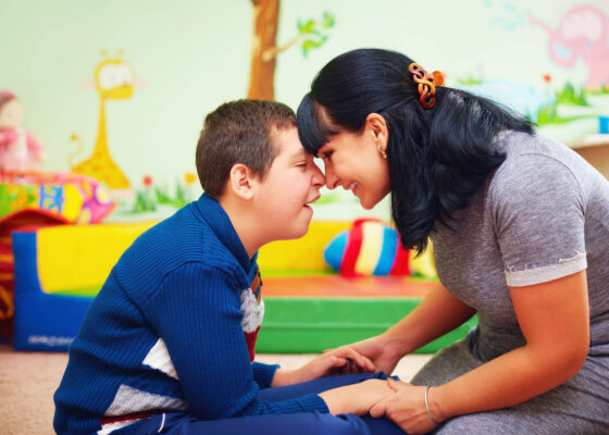 image of a cerebral palsy care worker