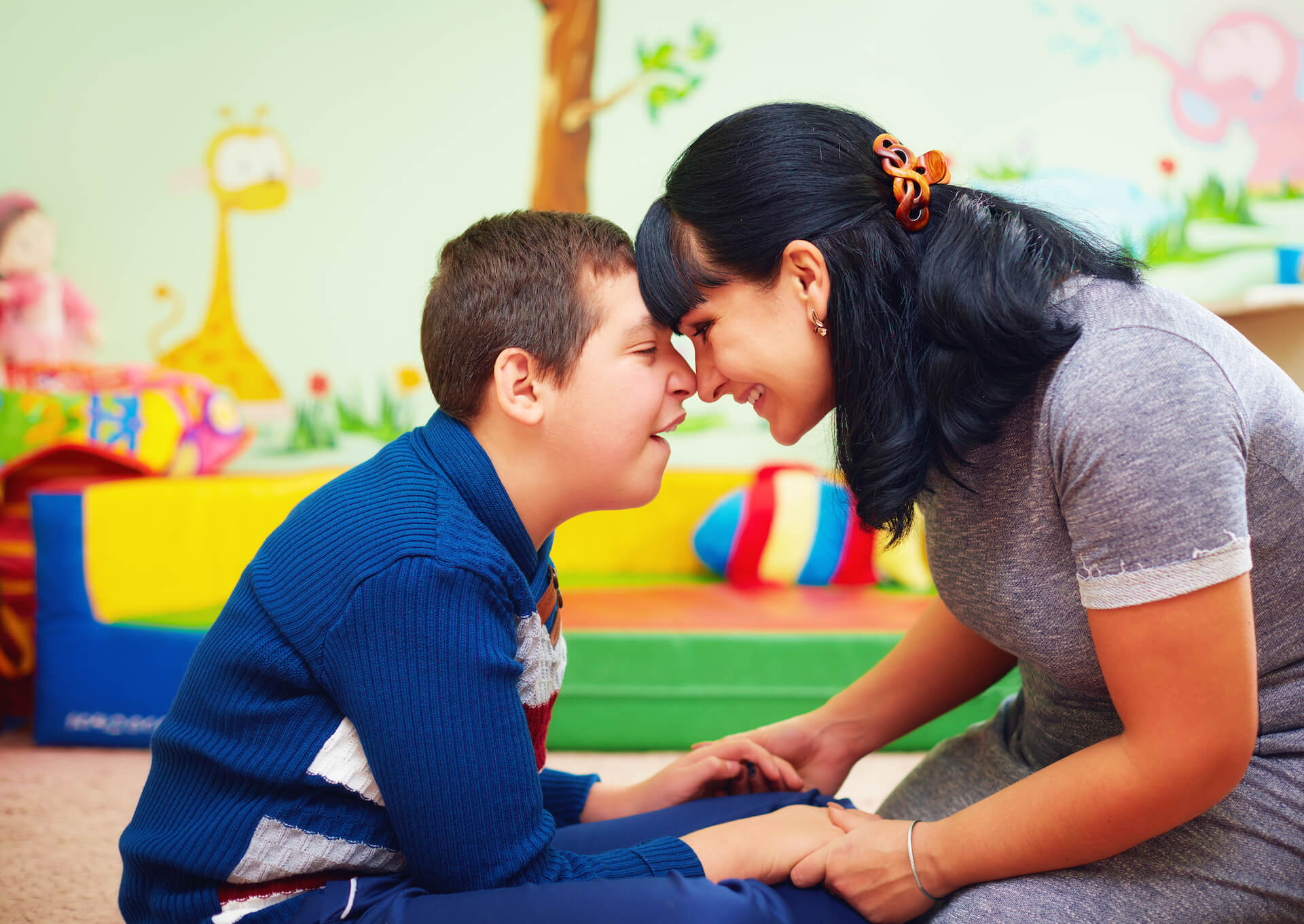 image of a cerebral palsy care worker