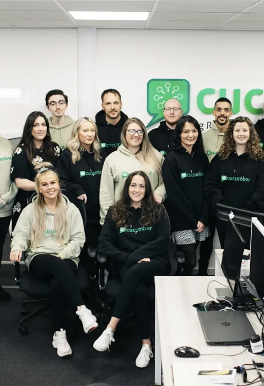 an image of the cucumber team from the beginning