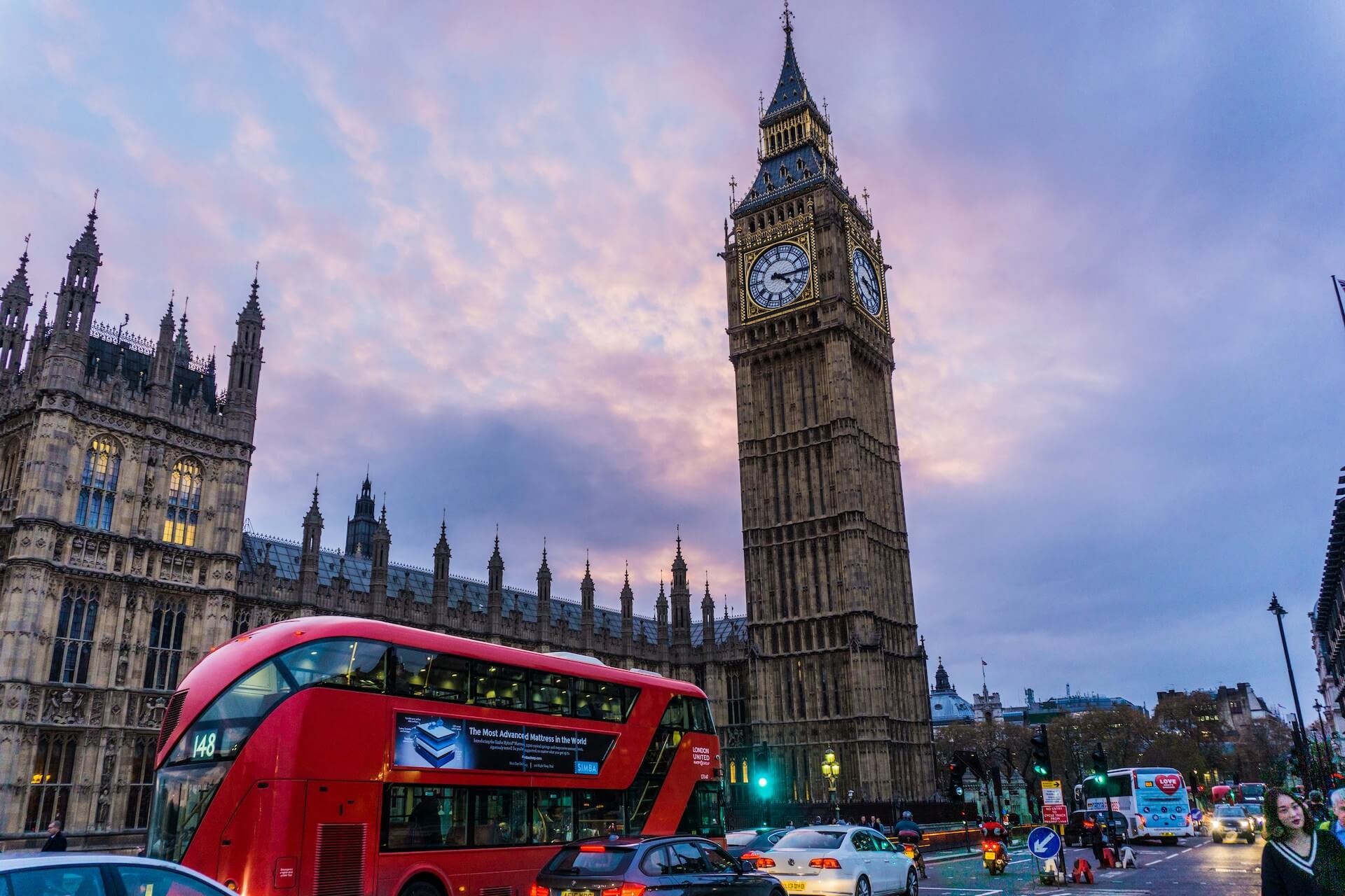 image of big ben for the london healthcare staffing page