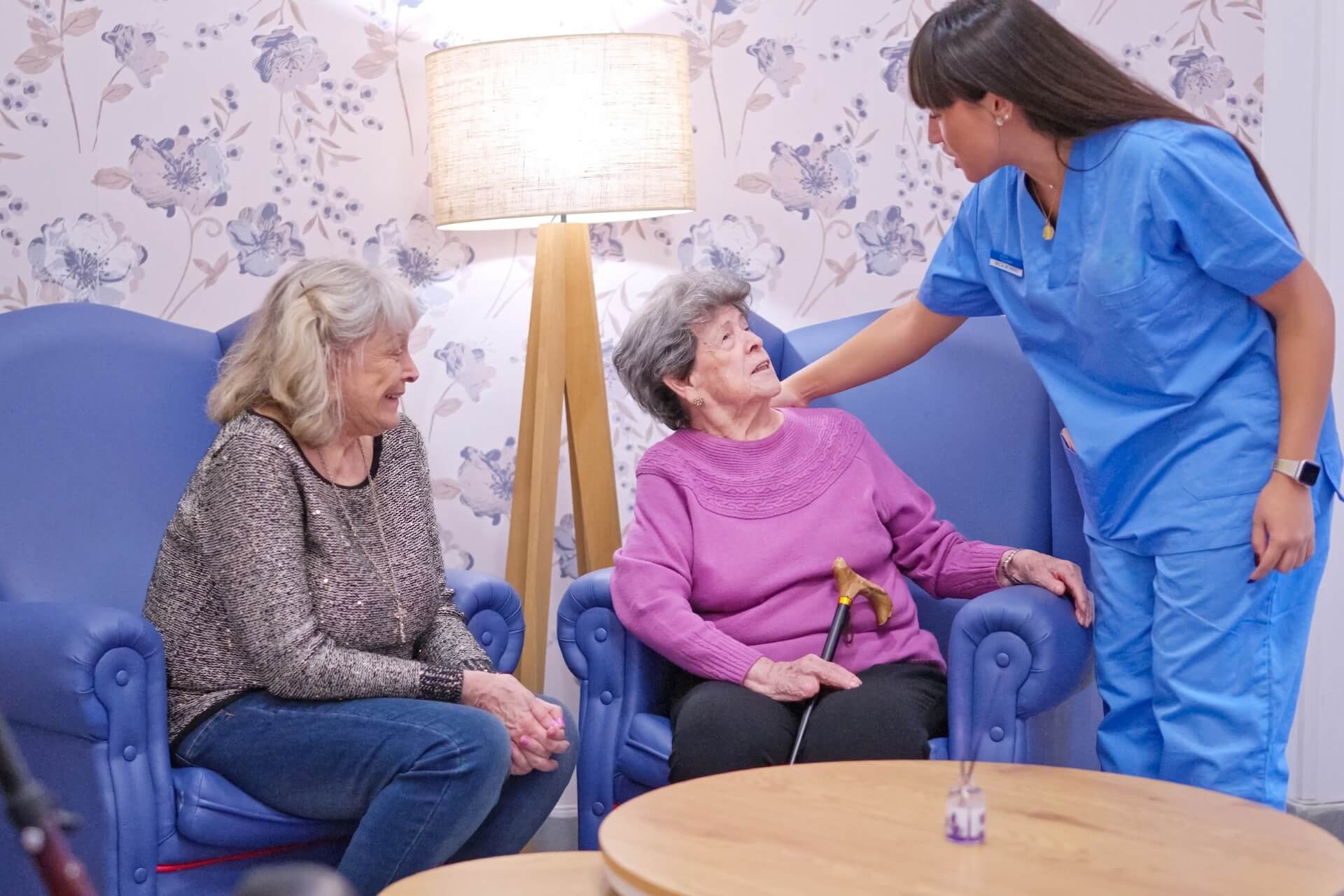 Pre-screened healthcare staff